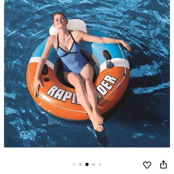 Bestway CoolerZ Rapid Rider Inflatable Blow Up Pool Chair Tube NEW IN BOX - Picture 5 of 8